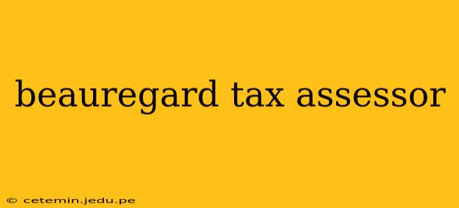 beauregard tax assessor