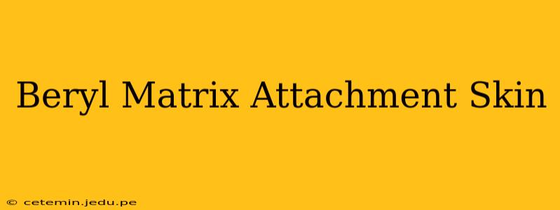 Beryl Matrix Attachment Skin