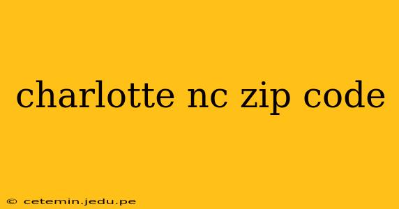 charlotte nc zip code