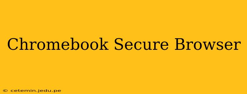 Chromebook Secure Browser