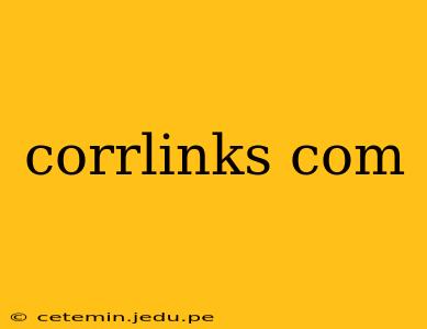 corrlinks com