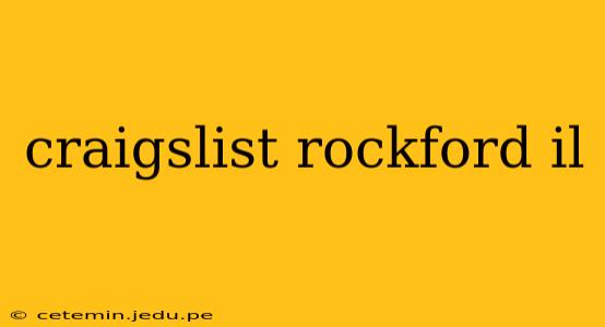 craigslist rockford il