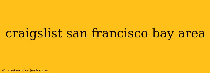 craigslist san francisco bay area
