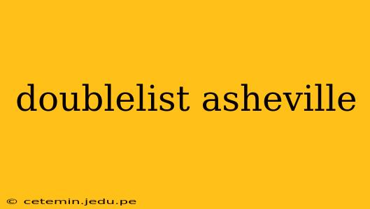 doublelist asheville