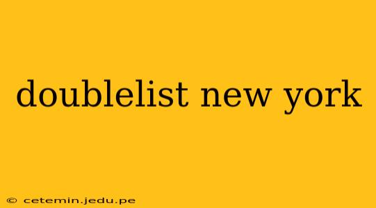 doublelist new york