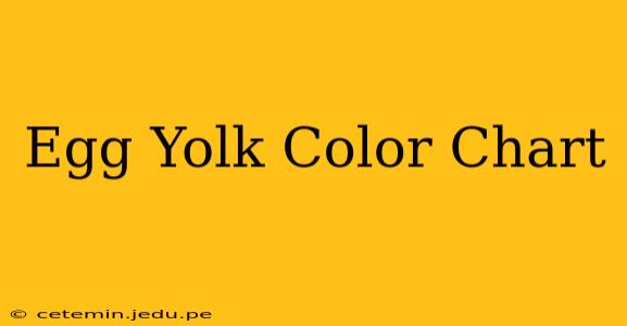 Egg Yolk Color Chart