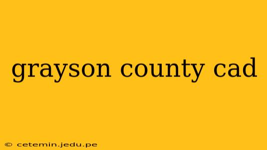 grayson county cad
