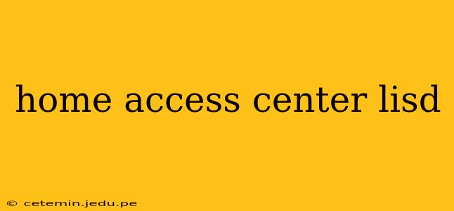 home access center lisd