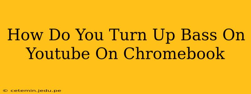 How Do You Turn Up Bass On Youtube On Chromebook
