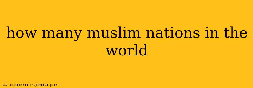 how many muslim nations in the world