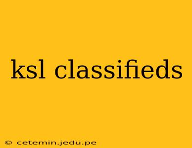 ksl classifieds