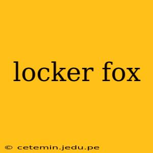 locker fox