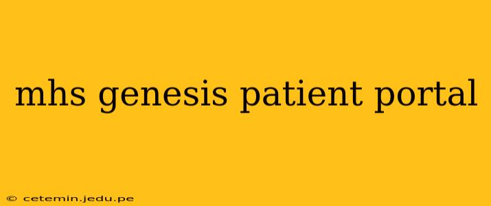 mhs genesis patient portal