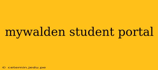 mywalden student portal