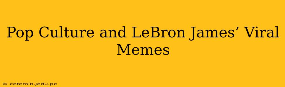 Pop Culture and LeBron James’ Viral Memes
