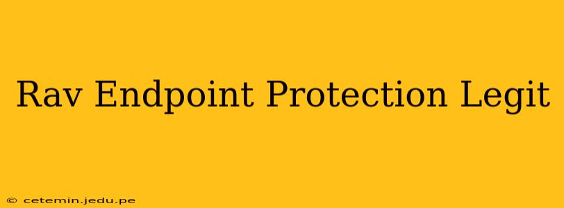 Rav Endpoint Protection Legit