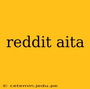 reddit aita