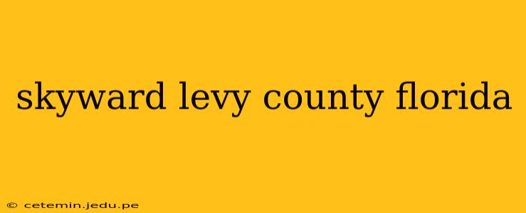 skyward levy county florida
