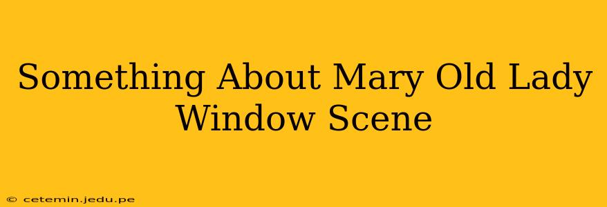 Something About Mary Old Lady Window Scene