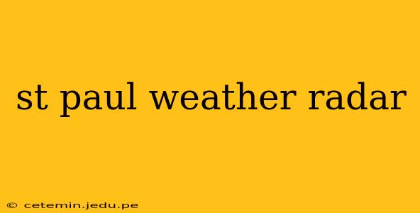 st paul weather radar