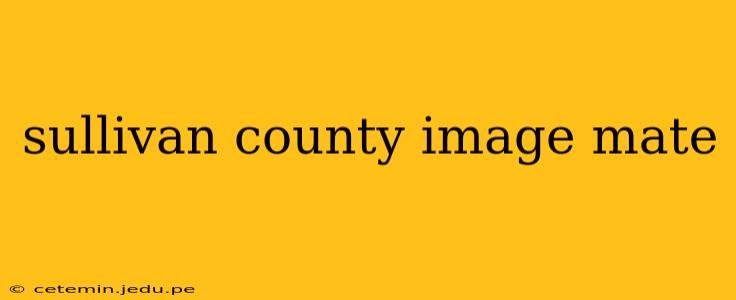 sullivan county image mate