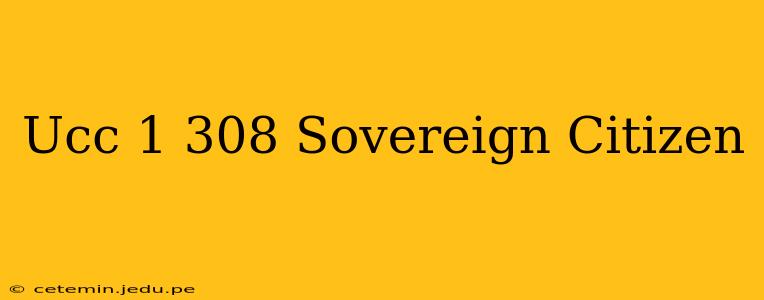 Ucc 1 308 Sovereign Citizen