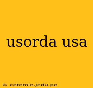 usorda usa