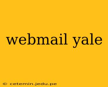 webmail yale