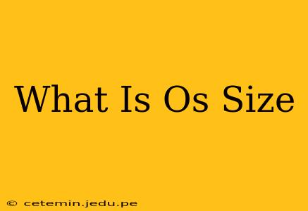 What Is Os Size
