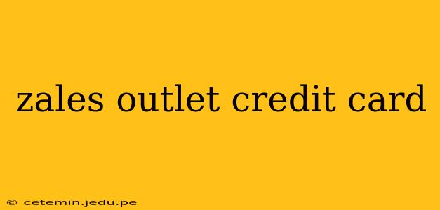 zales outlet credit card
